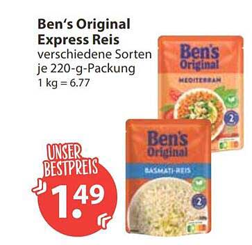 Ben’s Original Express Reis
