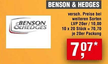 BENSON & HEDGES