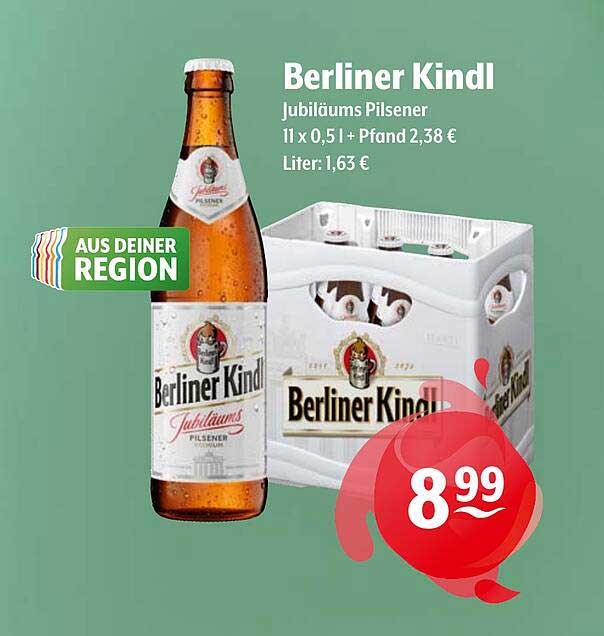 Berliner Kindl Jubiläums Pilsener