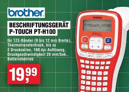 BESCHRIFTUNGSGERÄT P-Touch PT-H100