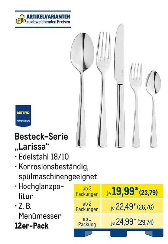Besteck-Serie „Larissa“