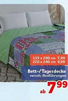 Bett-/Tagesdecke versch. Ausführungen