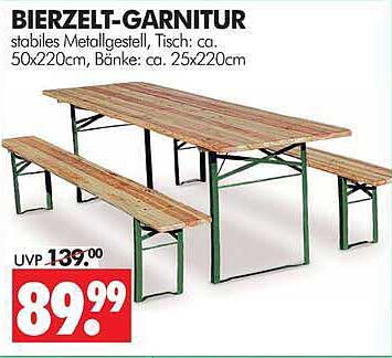 BIERZELT-GARNITUR