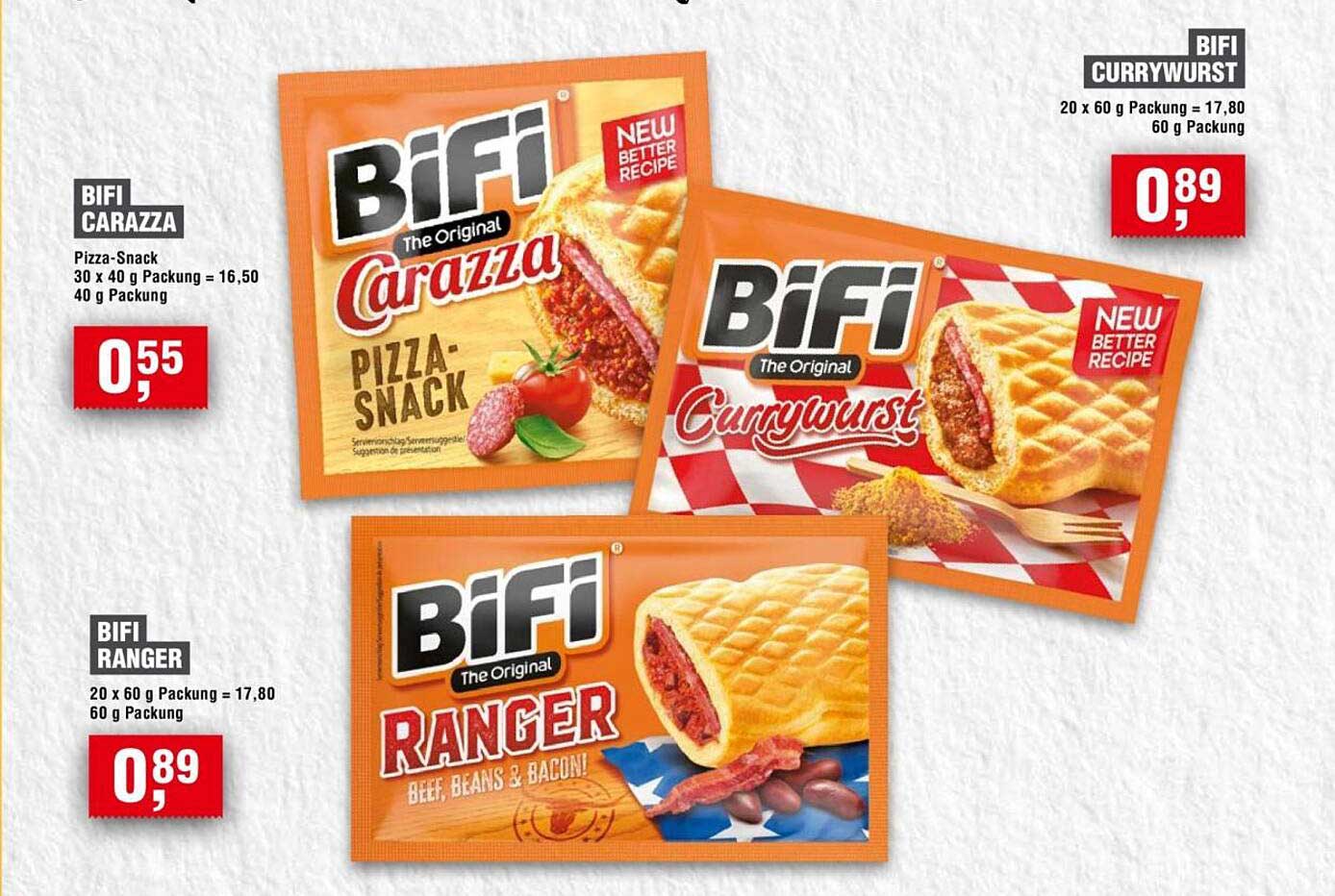 BIFI CARAZZA Pizza-Snack