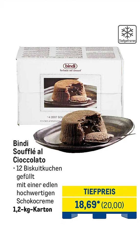 Bindi Soufflé al Cioccolato