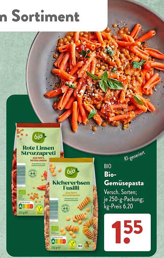BIO Bio-Gemüsepasta