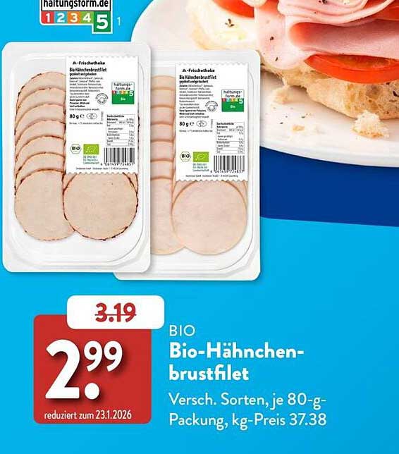 BIO Bio-Hähnchen-brustfilet