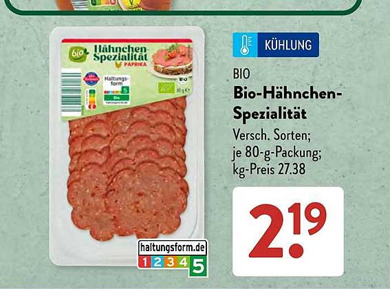 BIO Bio-Hähnchen-Spezialität