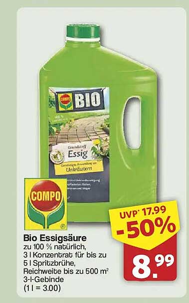 Bio Essigsäure