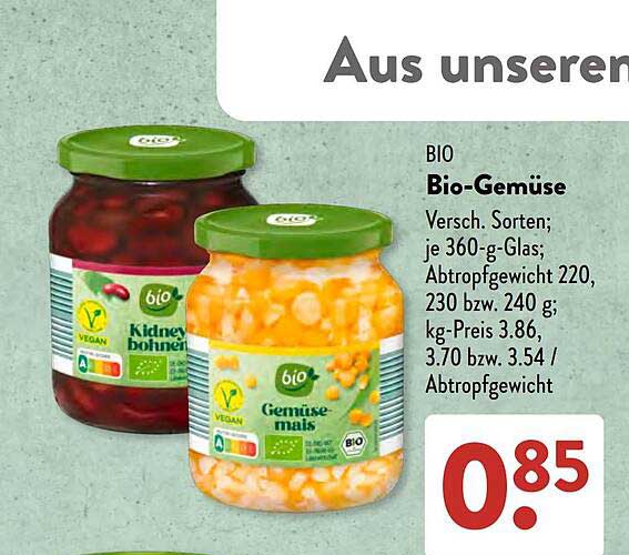 Bio-Gemüse