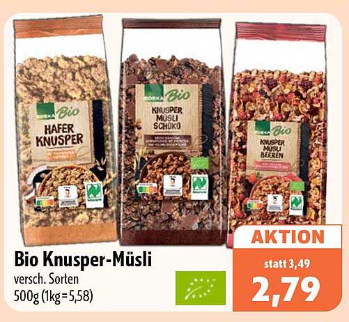 Bio Knusper-Müsli