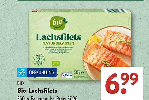 Bio-Lachsfilets
