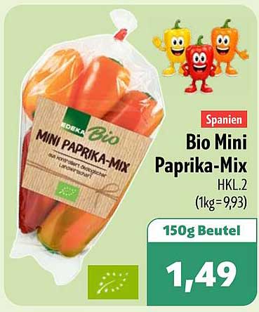 Bio Mini Paprika-Mix