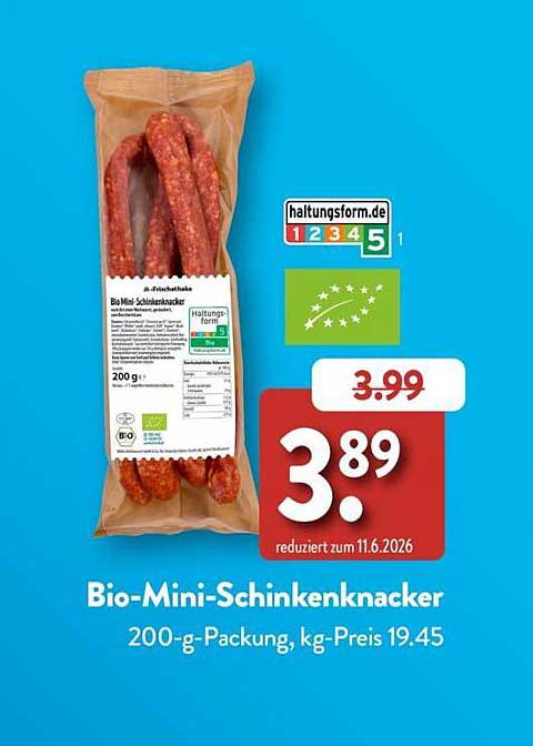 Bio-Mini-Schinkenkknacker