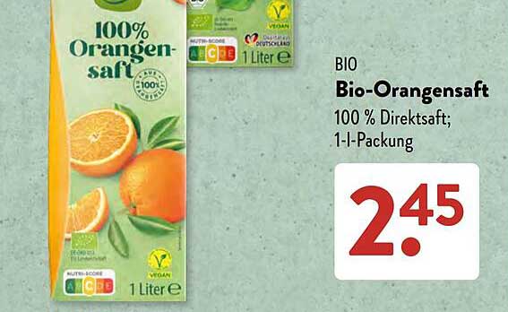 Bio-Orangensaft