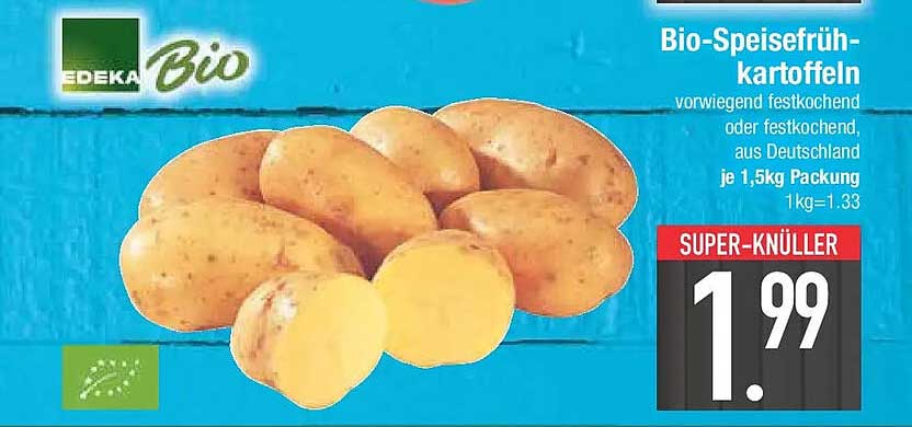 Bio-Speisefrühkartoffeln
