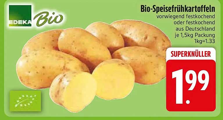 Bio-Speisefrühkartoffeln