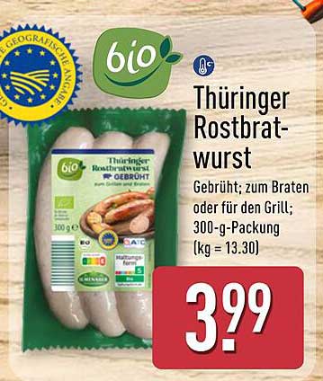 bio Thüringer Rostbratwurst