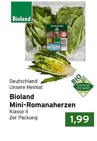 Bioland Mini-Romanaherzen
