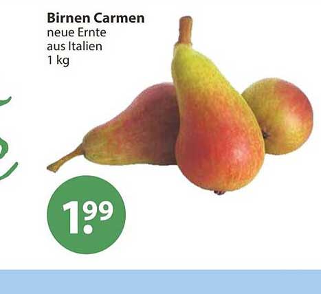 Birnen Carmen neue Ernte aus Italien 1 kg