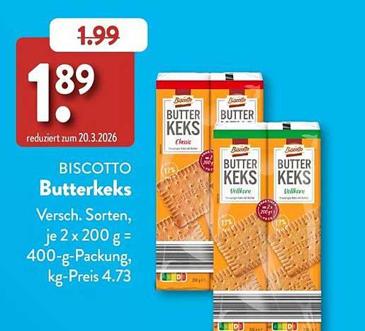 BISCOTTO Butterkeks