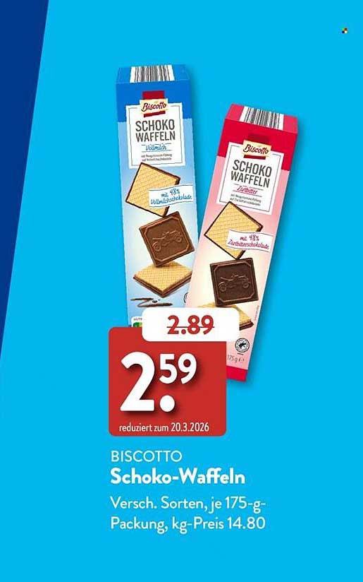 BISCOTTO Schoko-Waffeln