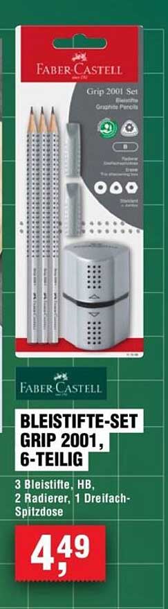 BLEISTIFTE-SET GRIP 2001, 6-TEILIG