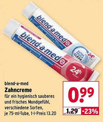 blend-a-med Zahcreme