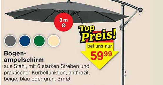 Bogen-ampelschirm