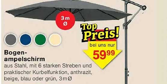 Bogen-ampelschirm