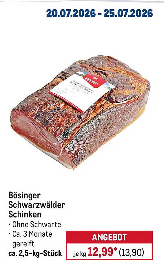 Bösinger Schwarzwälder Schinken