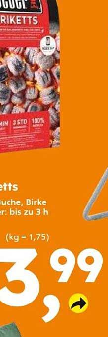 Buchenholzkohle-Briketts