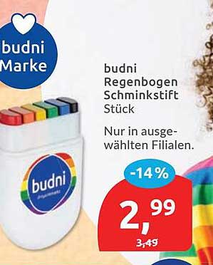 budni Regenbogen Schminkstift Stück