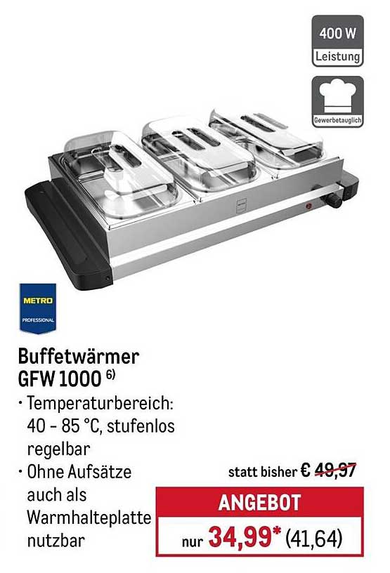 Buffetwärmer GFW 1000
