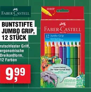 BUNTSTIFTE JUMBO GRIP, 12 STÜCK