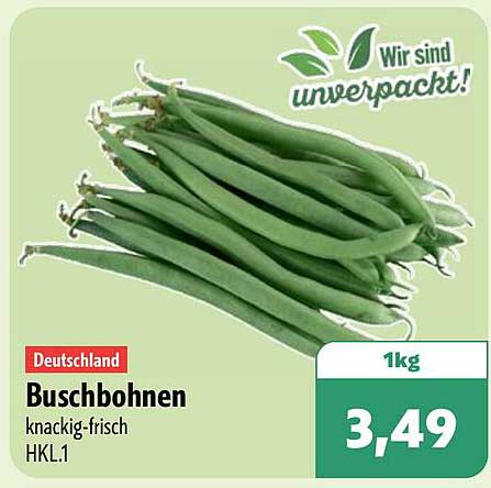 Buschbohnen knackig-frisch HKL.1