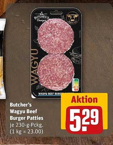 Butcher’s Wagyu Beef Burger Patties