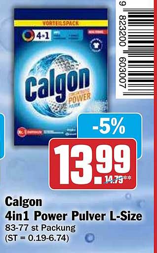 Calgon 4in1 Power Pulver L-Size