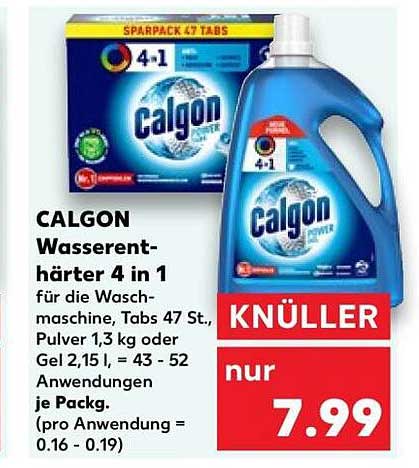 CALGON Wasserenthärter 4 in 1