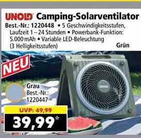 Camping-Solarventilator