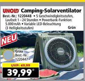 Camping-Solarventilator