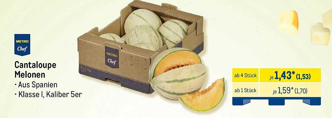 Cantaloupe Melonen