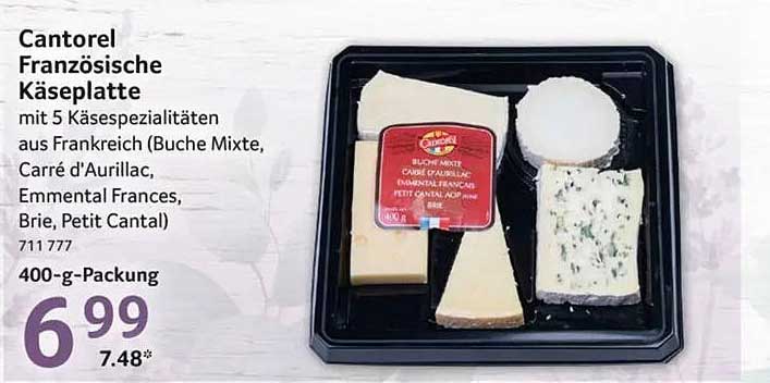 Cantorel Französische Käseplatte