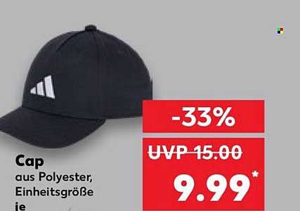 Cap aus Polyester, Einheitsgröße je