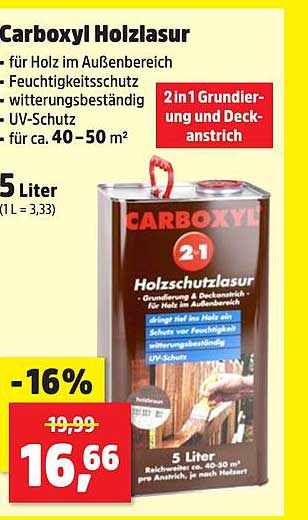 Carboxyl Holzlasur