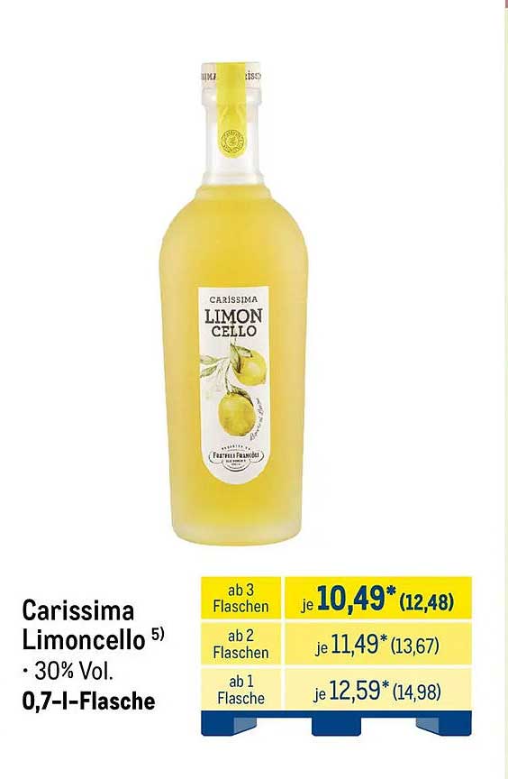 Carissima Limoncello