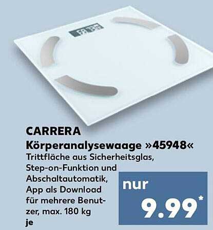 CARRERA Körperanalysewaage »45948«