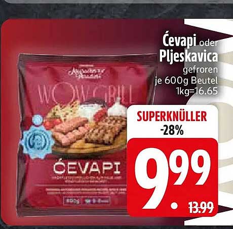 Ćevapi oder Pljeskavica