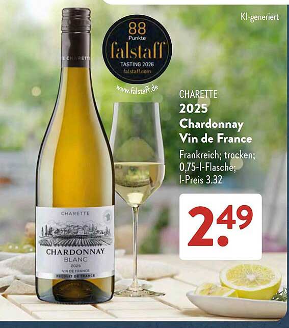 CHARETTE 2025 Chardonnay Vin de France