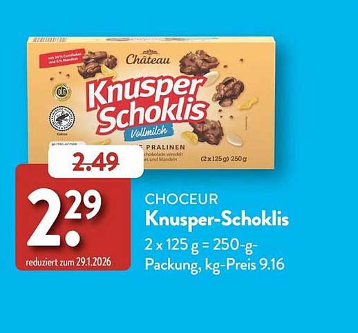 CHOCEUR Knusper-Schoklis